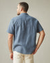 Men's Linen Shirt - Slate Blue